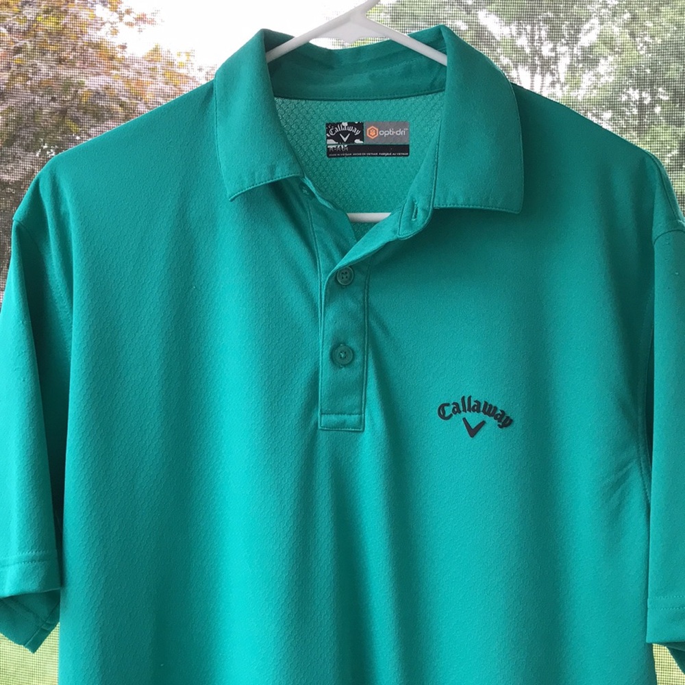 Callaway Green Polo Shirt